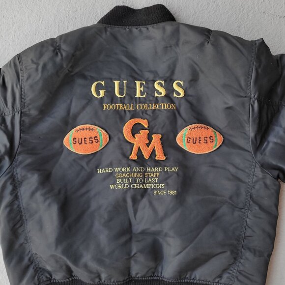 Vintage Guess football collection bomber - Picture 1 of 3